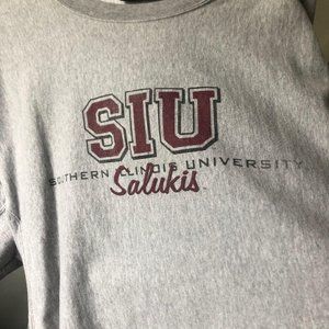 VTG Souther Illinois crewneck sweatshirt reverse